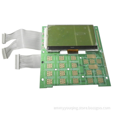 Stn Yellow-Green 130 X 64 Dots Matix LCD Display Module with Green LED Backlight (VTM88827F00)